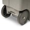 Toter Toter 48 Gal. Trash Can Graystone with Quiet Wheels and Lid ANA48 - alternate 5